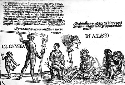 Der Kunig von Gutzin, print made by Georg Glockendon by Hans Burgkmair